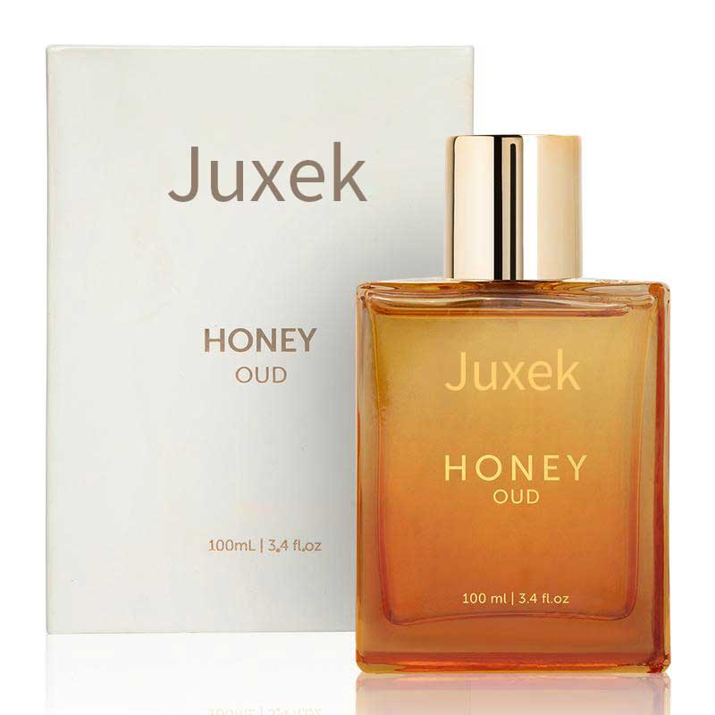 Juxek Honey Oud | Patchouli, Vanilla, Bergamot | Floral & Spicy | Made with Clean & Vegan Essentials Oils | Cruelty Free Fragrance Perfume